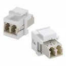 Goobay Keystone Modul Lichtwellenleiter, 2x LWL-Buchse (LC-Duplex)