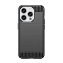 TPU Case (H�lle), Carbon-Style, black, f�r APPLE iPhone 15 Pro Max