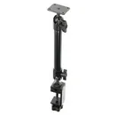 Brodit Standfuss / Klemmhalterung mit Tisch- / Rohrklemme, L�nge: 345mm (max. Belastung: 1kg), Kugelkopf: 20mm