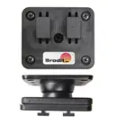 Brodit Montage-Adapter f�r Ger�te / Halter mit Arkon System, Montageplatte mit Kugelgelenk