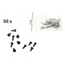 Brodit Selbstschneidende Schrauben f�r ABS-Kunststoff, 8 x 3mm (50er Pack)