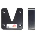 Brodit Universal V-Halterung, f�r Mobiltelefone, Pager und andere Produkte mit Halte-Knopf oder einer Clip-Halterung