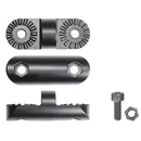 Brodit Rohr-Verl�ngerung 2 Zoll (Gesamtl�nge: 82mm) / Grobe Zahnung