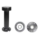 Brodit drehbare Sockelhalterung mit Kabelf�hrung, L�nge: 165mm, 2x AMPS Montageplatte rund, 64mm