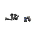 Brodit Schraubensatz, 4 St�ck (Linsenkopf), Black, f�r Montage von Haltern oder MultiMoveClips auf Sockelhalterungen mit 4mm Bohrungen