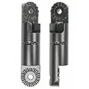 Brodit Rohr-Verl�ngerung 4 Zoll mit variablem Versatz (Gesamtl�nge: 132mm) / Grobe Zahnung