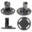 Brodit Standfu� / Halterabschluss f�r Rohverbindungen, als Basis / Abschluss f�r alle Teile mit GROBER Zahnung, runde Montageplatte 64mm