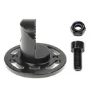 Brodit Standfu� / Halterabschluss f�r Rohverbindungen, als Basis / Abschluss f�r alle Teile mit FEINER Zahnung, runde Montageplatte 64mm