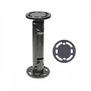 Brodit Komplettset / Sockelhalterung 6 Zoll (Gesamtl�nge: 164mm), 2x Montageplatte rund 62mm, Grobe Zahnung