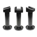 Brodit Grundhalterung / Sockelhalterung, mit drehbarer AMPS Montageplatte 15� abgewinkelt, L�nge: 117mm