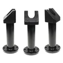 Brodit Grundhalterung / Sockelhalterung, mit drehbarer AMPS Montageplatte 45� abgewinkelt, L�nge: 117mm