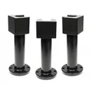 Brodit Grundhalterung / Sockelhalterung, mit drehbarer AMPS Montageplatte 90� abgewinkelt, L�nge: 117mm