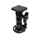 Brodit Komplettset / Sockelhalterung 4 Zoll (Gesamtl�nge: 114mm), Fl�gelschrauben / feine Zahnung / Montageplatte Rund + Eckig 50x50