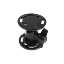 Brodit Komplettset / Sockelhalterung 2 Zoll (Gesamtl�nge: 62mm) / Fl�gelschrauben / feine Zahnung / Montageplatte 2x Rund