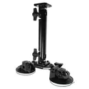 Brodit Standfuss / Sockelhalterung mit Dual Saugfuss, L�nge: ca. 214mm (max. Belastung: 3kg), AMPS Metall-Platte: 50x50mm