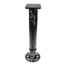 Brodit Komplettset / Sockelhalterung 8 Zoll (Gesamtl�nge: 214mm) / Fl�gelschrauben / feine Zahnung / Montageplatte Rund + Eckig 50x50