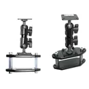 Brodit Grundhalterung / Sockelhalterung f�r Gabelstapler , L�nge: 140mm, max Steg-Breite: 97mm, Kugelkopf: 20mm