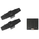 Brodit Montagesatz: 2x Kopfst�tzenhalter 95-211mm + Montageplatte 120x120mm