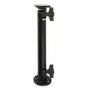 Brodit Komplettset / Sockelhalterung 10 Zoll (Gesamtl�nge: 264mm) / Fl�gelschrauben / feine Zahnung / Montageplatte Rund + Eckig 50x50