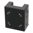 Brodit Grundhalterung, U-PROFIL, f�r Vierkantrohre von 25 bis 30mm