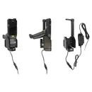 Brodit Halter Aktiv, mit Festanschluss, 12/24V, f�r ZEBRA MC3400, mit schwenkbarer obere St�tze, Easy-Switching System + Vibrationsd�mpfer