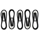 Brodit 5x Ladekabel USB-C auf USB-C, L�nge: 0.3m