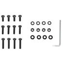 Brodit Schraubensatz, 3x 4 St�ck, Black, f�r Montage von Haltern oder MultiMoveClips auf Sockelhalterungen mit 4mm Bohrungen