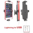 Brodit Halter f�r APPLE iPhone 11 Pro Max , f�r Ger�te mit sehr d�nnen Schutzh�llen, Achtung: Nur f�r die Aufnahme des abgebildeten Original Kabel (Apple MQUE2ZM/A mit Lightning Anschluss) vorgesehen!