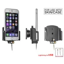 Brodit einstellbarer Halter (seitlich) f�r APPLE iPhone SE (2020), f�r Schutzh�llen, max: Breite 62-77mm, Dicke: 2-10mm, Achtung: Nur f�r die Aufnahme des abgebildeten Original Kabel (Apple MQUE2ZM/A mit Lightning Anschluss) vorgesehen!
