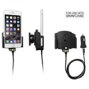 Brodit einstellbarer Halter (seitlich) Aktiv USB, 12/24V, f�r APPLE iPhone SE (2020), f�r Schutzh�llen, max: Breite 62-77mm, Dicke: 2-10mm