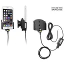 Brodit einstellbarer Halter (seitlich) Aktiv, mit Festanschluss, 12/24V, f�r APPLE iPhone SE (2020), f�r Schutzh�llen, max: Breite 62-77mm, Dicke: 2-10mm