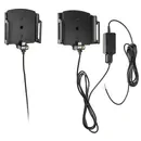 Brodit einstellbarer Halter (seitlich) Aktiv USB-C mit Festanschluss, 12/24V, Universal: Breite: 75-89mm, Tiefe: 12-16mm