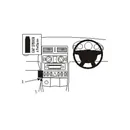 Brodit RHD ProClip f�r Chrysler Crossfire, ab Bj. 2004 bis 2007 (Nur Rechtslenker!)