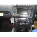 ProClip Halter Mercedes Benz M-Klasse + ML / Brodit RHD ProClip f�r Mercedes ML / M-Klasse (W164) ab Bj. 2005 bis 11/2011 (Nicht bei Holzdekor-Ausstattung / Nur Rechtslenker!) Position: Links vom Lenkrad, unten links, an der Mittelkonsole
