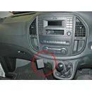 ProClip Halter Mercedes Benz Vito / Brodit RHD ProClip f�r Mercedes Vito (W447), ab Bj. 05/2014 bis 2023 (NICHT f�r Modelle mit Getr�nkehalter) (Nur Rechtslenker!) Position: Links vom Lenkrad, links neben der Schaltung