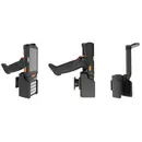 Brodit Halter f�r POINT MOBILE PM451 (f�r Ger�te mit kleinem und gro�em Akku), mit schwenkbarer oberer Fixierung