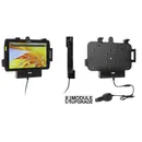 Brodit Halter Aktiv, 12/24V, f�r ZEBRA ET45 8 Zoll, nur f�r Ger�te OHNE Exoskeleton Rugged Boot, Ladung �ber Pogo-Pins