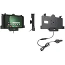 Brodit Halter Aktiv, 12/24V, f�r SAMSUNG Galaxy Tab Active 2, Horizontal, passt f�r Ger�te mit Original H�lle, Ladung �ber Pogo-Pins