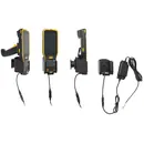 Brodit Halter Aktiv, mit Festanschluss, 12/24V, f�r CIPHERLAB RK95, passt mit als auch ohne Pistolengriff, Ladung �ber Pogo-Pins