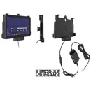 Brodit Halter Aktiv, mit Festanschluss, 12/24V, f�r SAMSUNG Galaxy Tab Active 4 Pro, Horizontal, passt f�r Ger�te mit Original H�lle , Ladung �ber Pogo-Pins