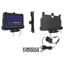 Brodit Halter Aktiv, mit Festanschluss, 12/24V, f�r SAMSUNG Galaxy Tab Active 4 Pro, Horizontal, passt f�r Ger�te mit Original H�lle , Ladung �ber Pogo-Pins, mit USB Host Anschluss!