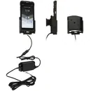 Brodit Halter Aktiv, mit Festanschluss, 12/24V, f�r WEBFLEET Pro M, extra robust mit schonenden Ladestiften