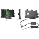 Brodit Halter Aktiv mit USB-A HOST, mit Festanschluss, 12/24V, f�r SAMSUNG Galaxy Tab Active 2, Horizontal, passt f�r Ger�te mit Original H�lle, Ladung �ber Pogo-Pins