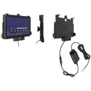 Brodit Halter Aktiv, mit Festanschluss, 12/24V, f�r SAMSUNG Galaxy Tab Active 5 Pro, Horizontal, passt f�r Ger�te mit Original H�lle , Ladung �ber Pogo-Pins