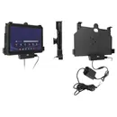 Brodit Halter Aktiv, mit Festanschluss, 12/24V, f�r SAMSUNG Galaxy Tab Active 5 Pro, Horizontal, passt f�r Ger�te mit Original H�lle , Ladung �ber Pogo-Pins, mit USB Host Anschluss!