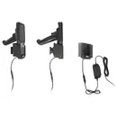 Brodit Halter Aktiv, mit Festanschluss, 12/24V, f�r HONEYWELL CK62, f�r Ger�te mit Standard oder erweitertem Akku, mit oder ohne Handschlaufe / Pistolengriff, Ladung �ber Pogo-Pins