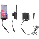 Brodit Halter Aktiv USB, 12/24V, f�r SAMSUNG Galaxy XCover 6 Pro, inkl. USB-Ladeger�t (Ladung �ber Pogo-Pins)