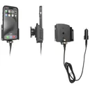 Halter Apple iPhone 16 / Brodit einstellbarer Halter (seitlich) Aktiv USB, 12/24V, f�r APPLE iPhone 16, inkl. USB-Ladeger�t, f�r dickere Schutzh�llen, max: Breite 70-83mm, Dicke: 8-12mm USB-Ladeanschluss, Montageplatte mit Kugelgelenk