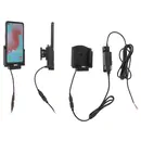 Brodit Halter Aktiv, mit Festanschluss, 12/24V, f�r SAMSUNG Galaxy XCover Pro, Ladung �ber Pogo-Pins
