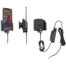 Brodit einstellbarer Halter (seitlich) Aktiv, mit Festanschluss, 12/24V, f�r APPLE iPhone 13, f�r Schutzh�llen mit max Breite: 70-83mm, Dicke: 6-10mm